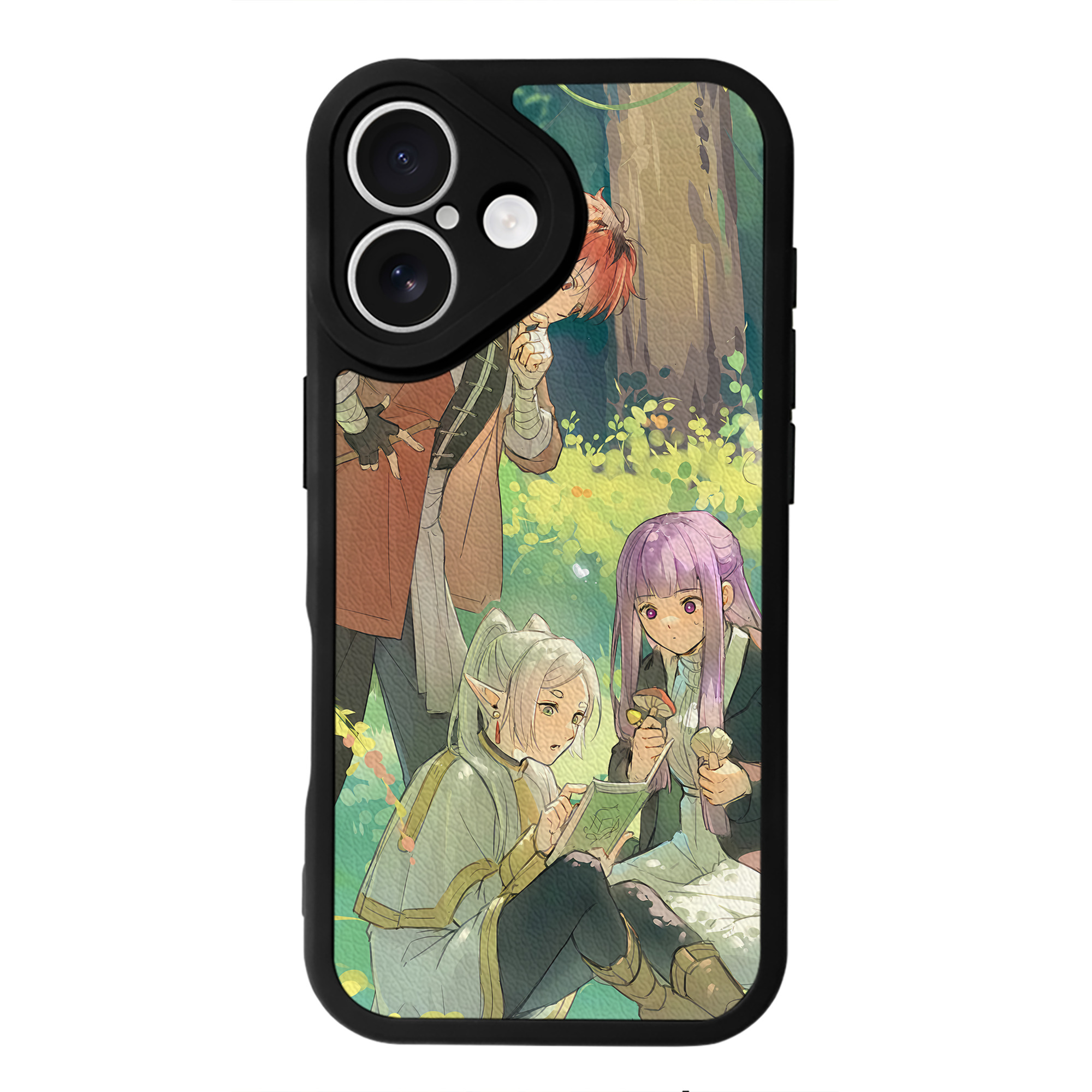 （画像用） 葬送のフリーレン Frieren 【iPhone 16シリーズ対応】シリコンスマホケース（レザー調） 材質：シリコン